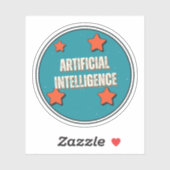 Kunstmatige intelligentie sticker (Vel)