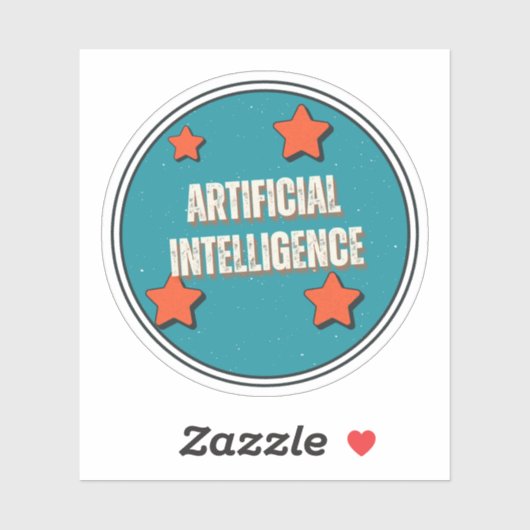 Kunstmatige intelligentie sticker (Vel)
