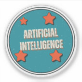 Kunstmatige intelligentie sticker (Voorkant)