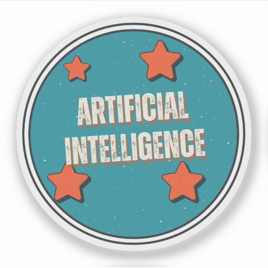 Kunstmatige intelligentie sticker (Voorkant)