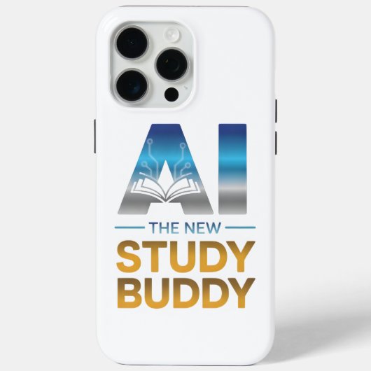 Kunstmatige Intelligentie Studeerbuddy Ontwerp Case-Mate iPhone Case (Achterkant)