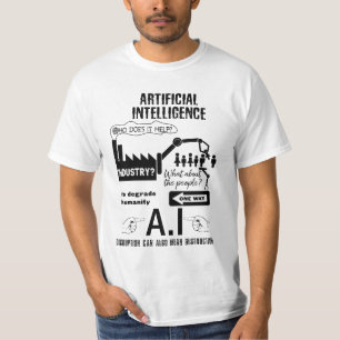 Kunstmatige intelligentie t-shirt