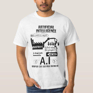 Kunstmatige intelligentie t-shirt