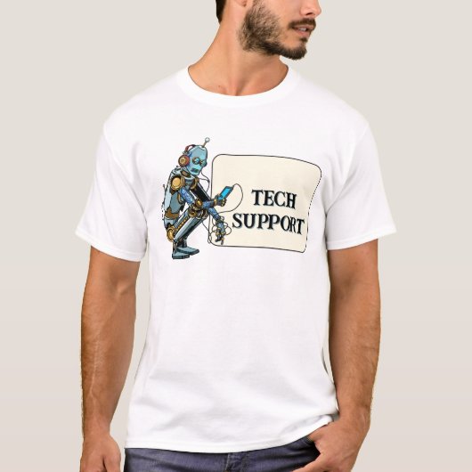 Kunstmatige intelligentie-technologie ondersteunin t-shirt (Voorkant)