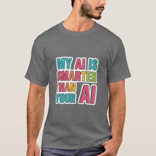 Kunstmatige intelligentie tee  t-shirt (Voorkant)