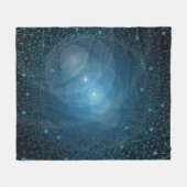 Kunstmatige intelligentie van polygons fleece deken (Voorkant (Horizontaal))
