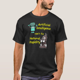 Kunstmatige intelligentie versus natuurlijk Shirt 