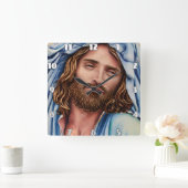 Kunstmatige intelligentie vierkante klok (Huis)