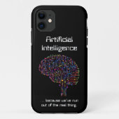 Kunstmatige intelligentie vs Real Thing Case-Mate iPhone Case (Achterkant)