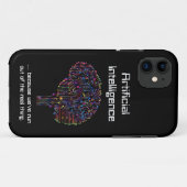 Kunstmatige intelligentie vs Real Thing Case-Mate iPhone Case (Achterkant (horizontaal))