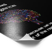 Kunstmatige intelligentie vs Real Thing Foto Afdruk (Hoek)