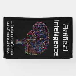 Kunstmatige intelligentie vs Real Thing Spandoek