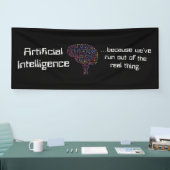 Kunstmatige intelligentie vs Real Thing Spandoek (Beurs)