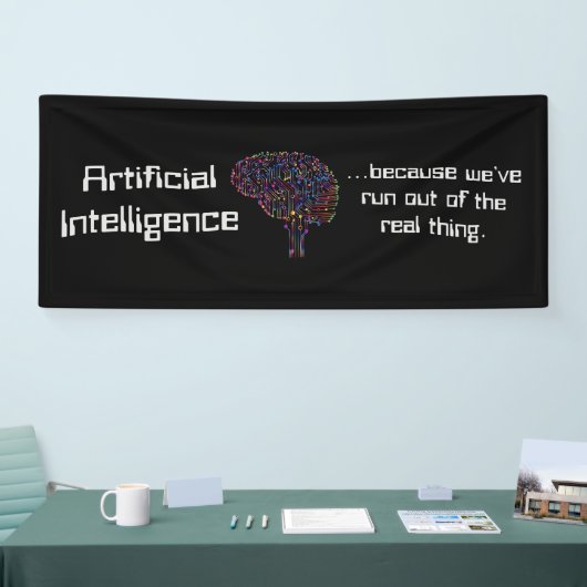 Kunstmatige intelligentie vs Real Thing Spandoek (Beurs)