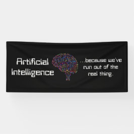 Kunstmatige intelligentie vs Real Thing Spandoek