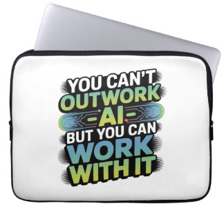 Kunstmatige intelligentie werkt met grafische AI Laptop Sleeve