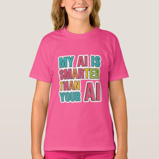 Kunstmatige intelligentiecompetitie t-shirt (Voorkant)