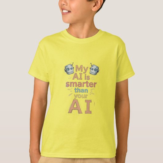kunstmatige intelligentiewedstrijd t-shirt (Voorkant)