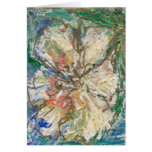 Kunstmatige kaart "La fleur" (Voorkant)