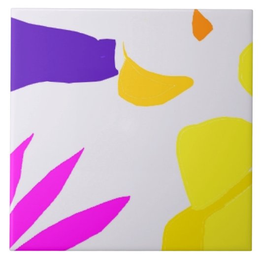 Kunstmatige keramische tegel tegeltje (Voorkant)