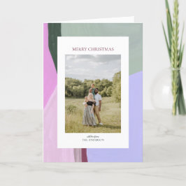 Kunstmatige kerstfeestdag Foto Wenskaart Feestdagen Kaart