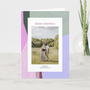 Kunstmatige kerstfeestdag Foto Wenskaart Feestdagen Kaart