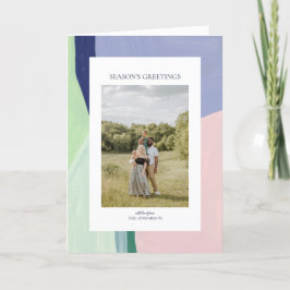 Kunstmatige kerstfeestdag Foto Wenskaart Feestdagen Kaart