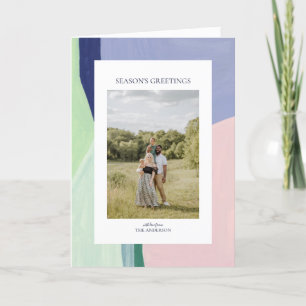 Kunstmatige kerstfeestdag Foto Wenskaart Feestdagen Kaart