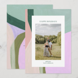 Kunstmatige kerstfeestdag Foto Wenskaart Feestdagenkaart