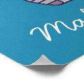 Kunstmatige kinder kamer in een boek poster (Hoek)