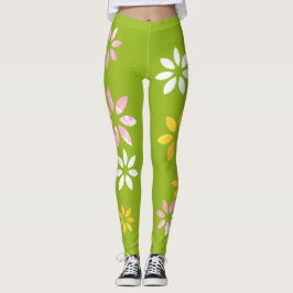 Kunstmatige kleurrijke flessenpatroonbewerkingspar leggings