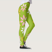 Kunstmatige kleurrijke flessenpatroonbewerkingspar leggings (Rechts)