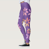 Kunstmatige kleurrijke Floral Pattern oefent Leggi Leggings (Links)