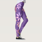 Kunstmatige kleurrijke Floral Pattern oefent Leggi Leggings (Rechts)
