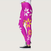 Kunstmatige kleurrijke Floral Pattern oefent Leggi Leggings (Links)