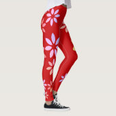 Kunstmatige kleurrijke Floral Pattern oefent Leggi Leggings (Rechts)