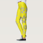 Kunstmatige kleurrijke Floral Pattern oefent Leggi Leggings (Links)