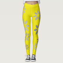 Kunstmatige kleurrijke Floral Pattern oefent Leggi Leggings