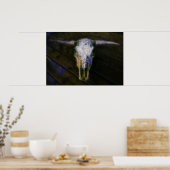 Kunstmatige Koe Schuif met Poster van paarden (Keuken)