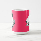 Kunstmatige koerierdrager Hondenras Design Koffiemok (Center)