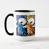 Kunstmatige koerierdrager Hondenras Design Mok (Links)