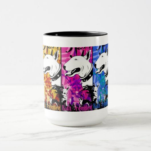 Kunstmatige koerierdrager Hondenras Design Mok (Midden)