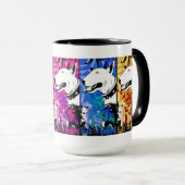 Kunstmatige koerierdrager Hondenras Design Mok (Voorkant rechts)