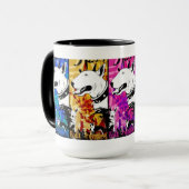 Kunstmatige koerierdrager Hondenras Design Mok (Voorkant links)