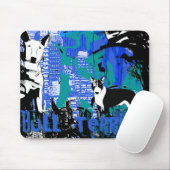 Kunstmatige koerierdrager Hondenras Design Muismat (Met muis)