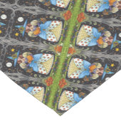 KUNSTMATIGE KUNST IN SPOOKY-BOSSEN, ZWARTE KAT EN KORTE TAFELLOPER (Hoek)