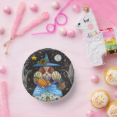 KUNSTMATIGE KUNST IN SPOOKY-BOSSEN, ZWARTE KAT EN  PAPIEREN KOMMEN (Feest)