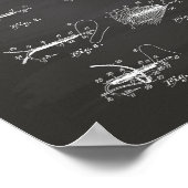 Kunstmatige kunst van 1950 - Chalkboard Poster (Hoek)