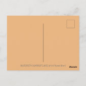 KUNSTMATIGE KUNSTSTROOM IN AUTUMN FOREST, BIRD NES BRIEFKAART (Achterkant)