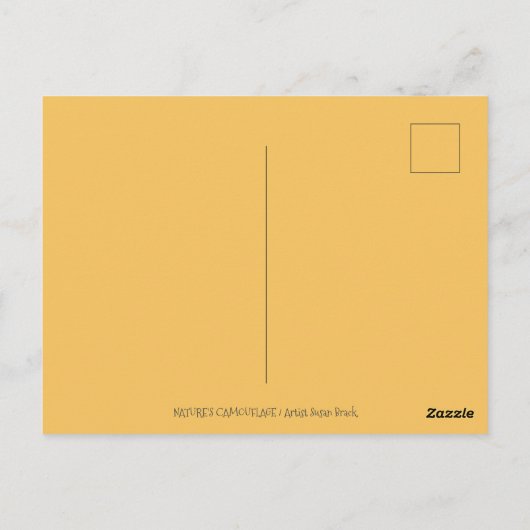 KUNSTMATIGE KUNSTSTROOM IN AUTUMN FOREST, BIRD NES BRIEFKAART (Achterkant)